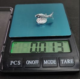 Pure Silver Fish Idol for pooja 13gm - By Mahita Collections